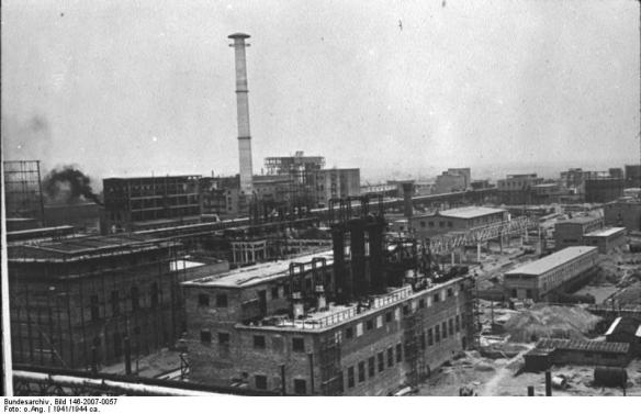 Fábrica da grande empresa IG Farben perto de Auschwitz (1941). A esfera económica tem sem dúvida um grande historial de integridade. 